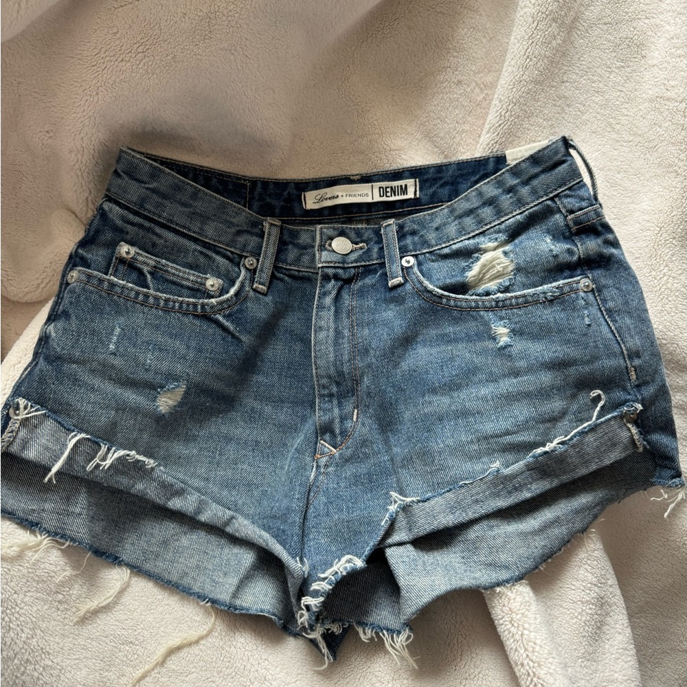 Lovers + Friends Denim Shorts